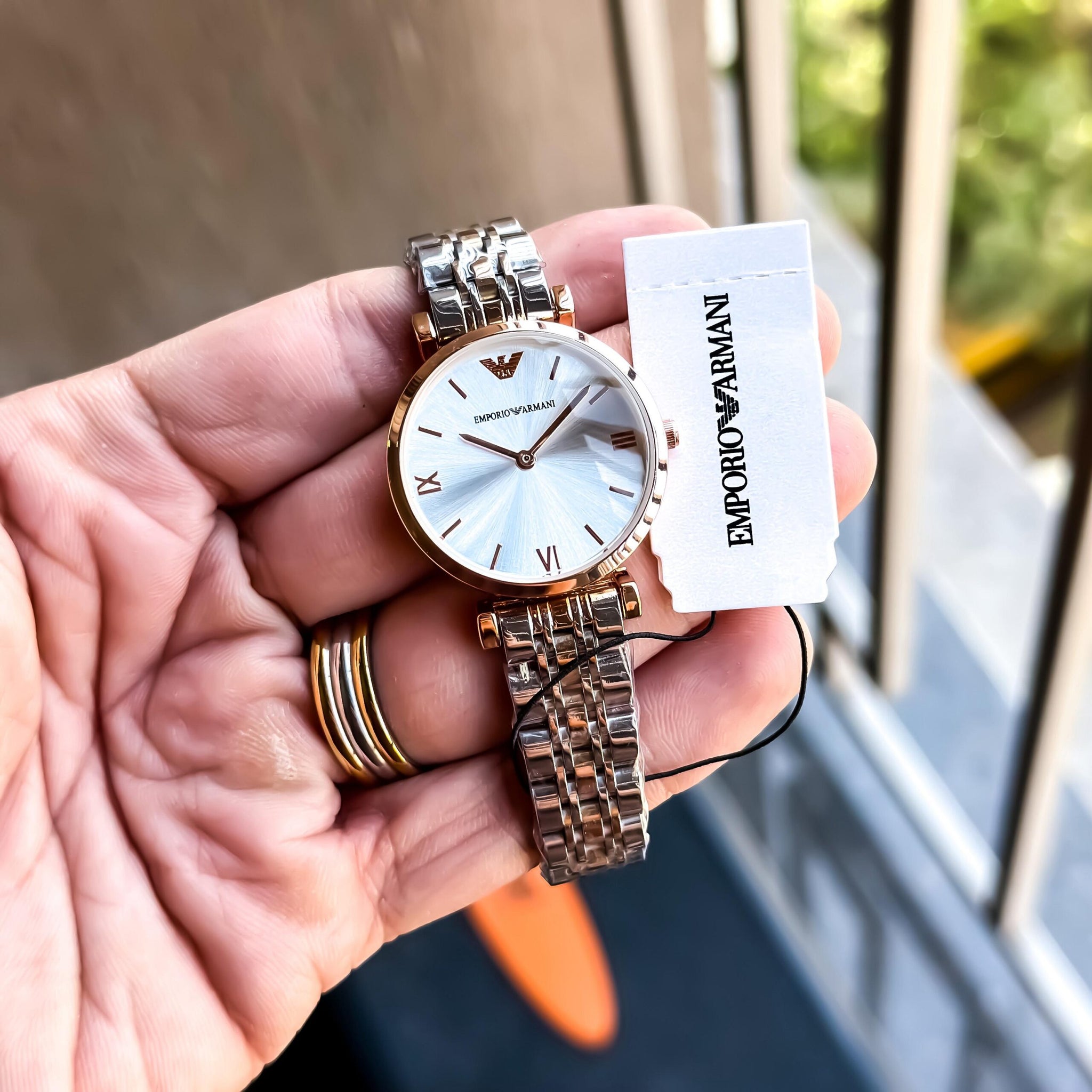 Emporio Armani Slim Rose Gold