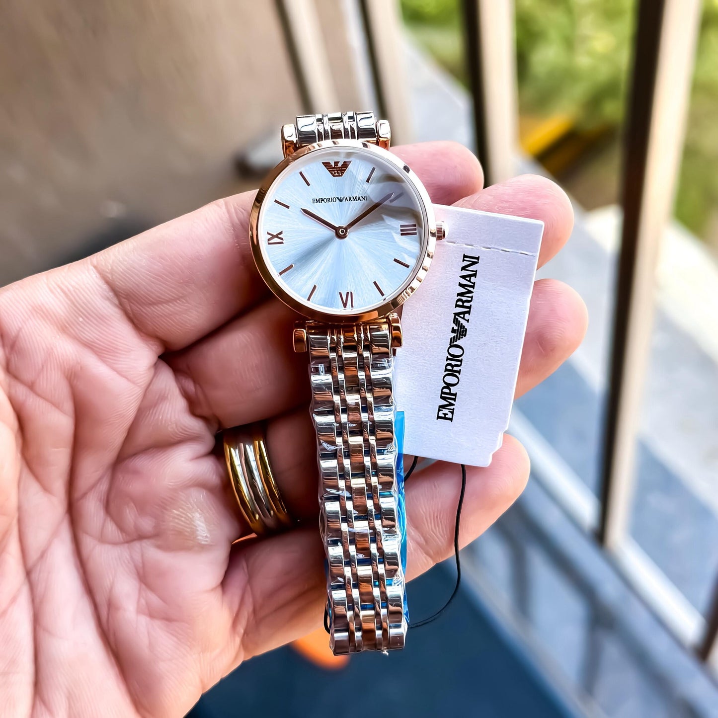 Emporio Armani Slim Rose Gold