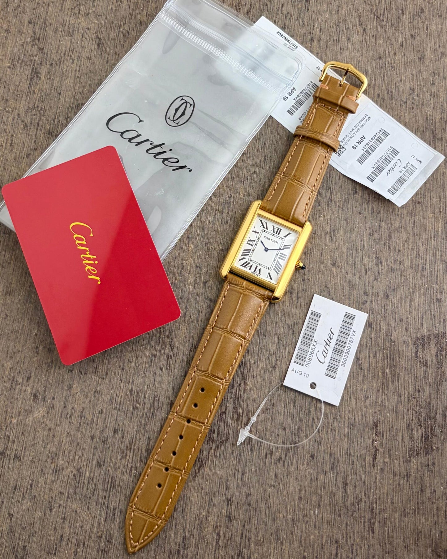Cartier Tank Louis Yellow Gold