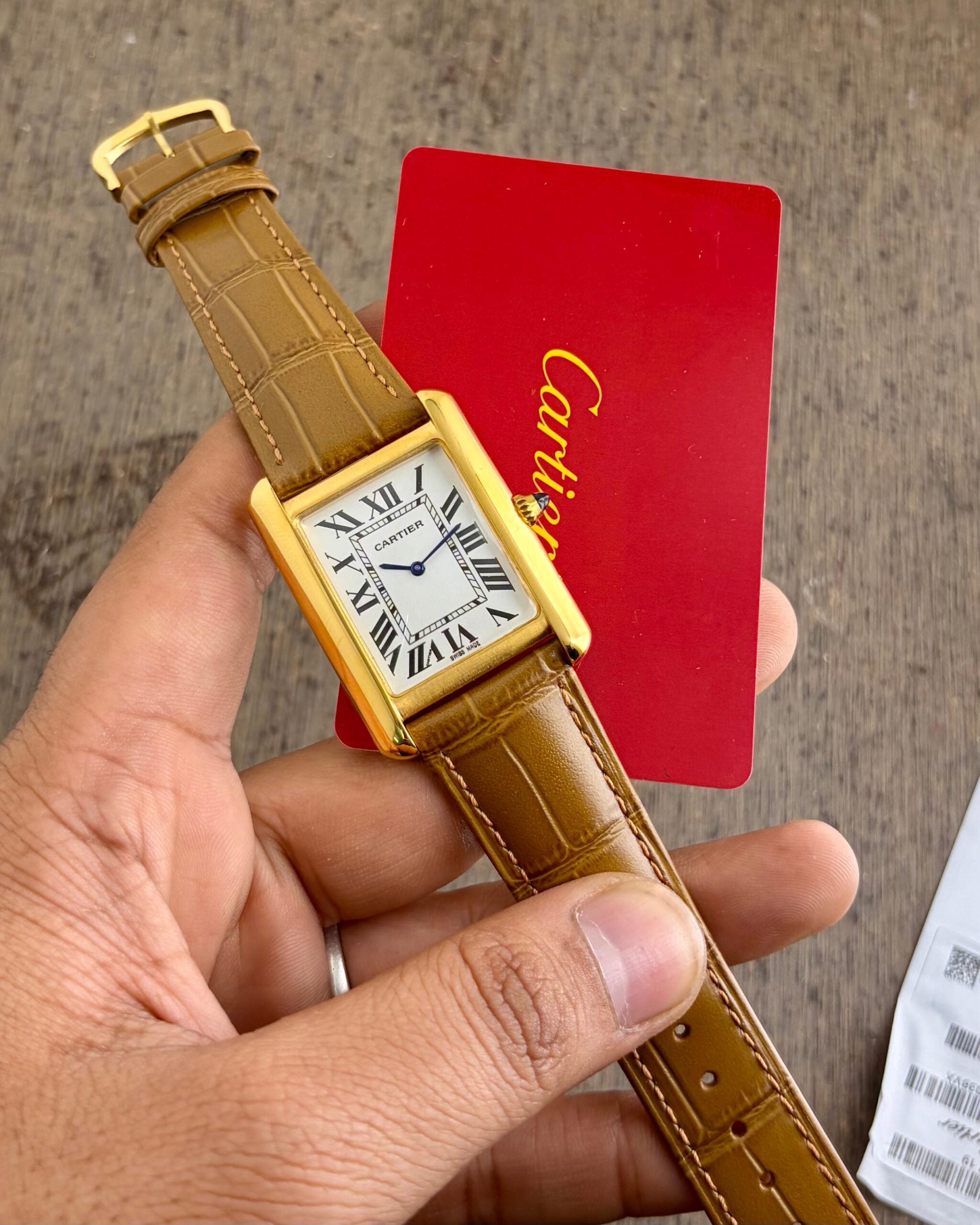 Cartier Tank Louis Yellow Gold