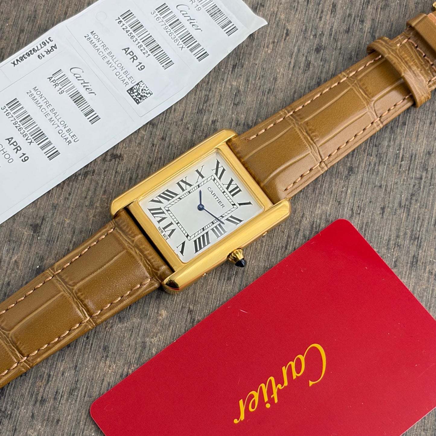 Cartier Tank Louis Yellow Gold