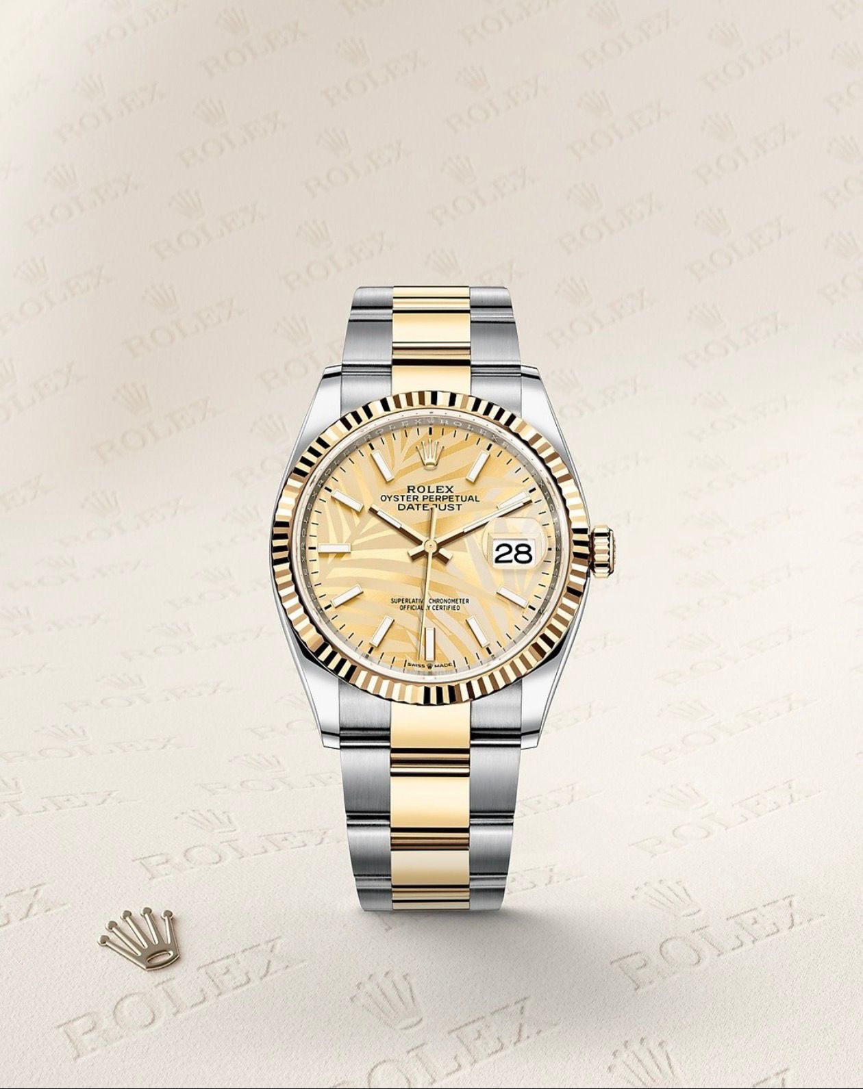 Rolex Oyster DateJust  Yellow Golden Dial