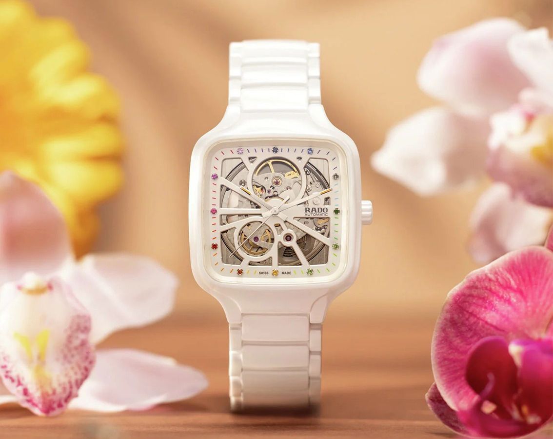 Rado True Square White Ceramic Edition