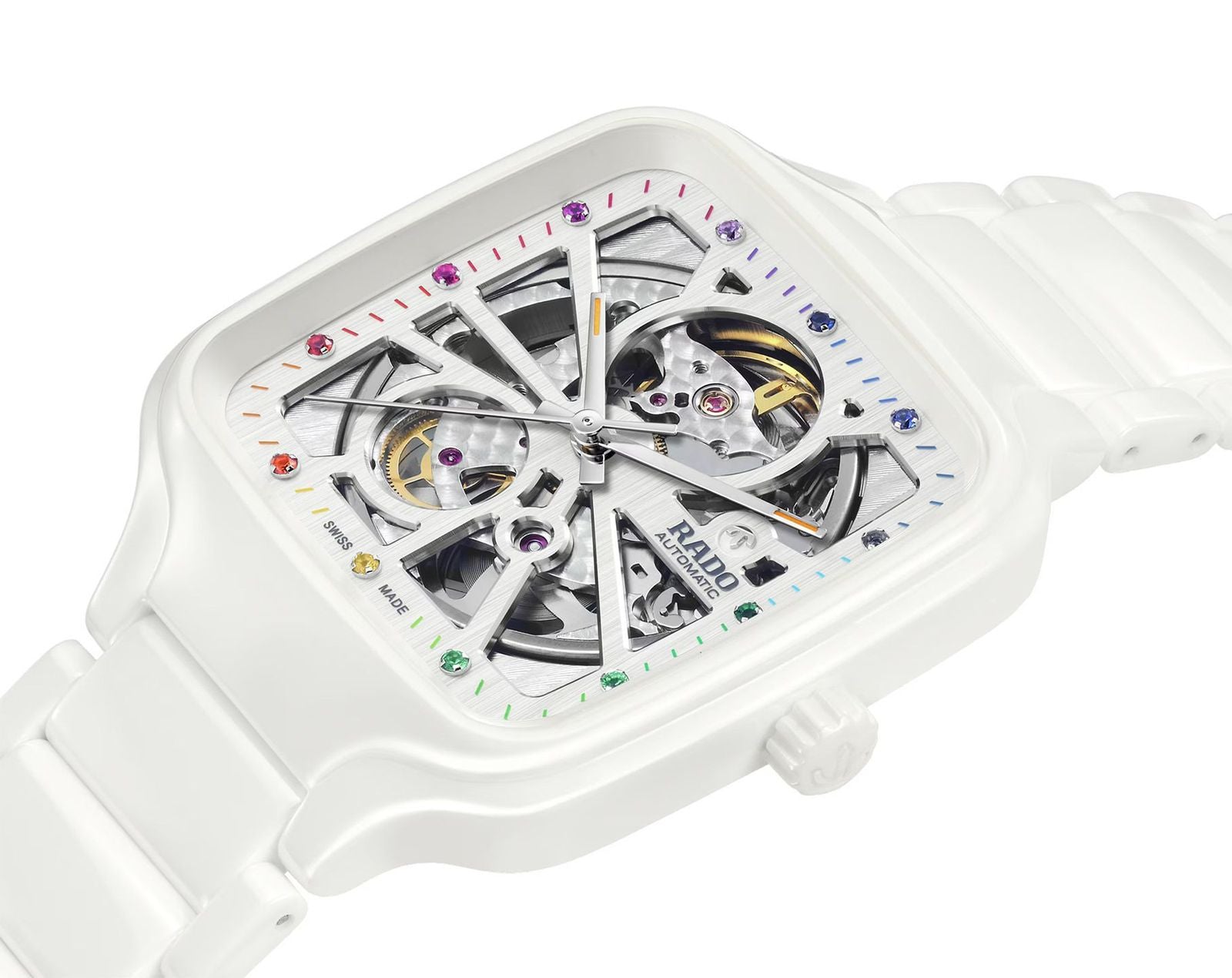 Rado True Square White Ceramic Edition