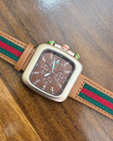 Gucci Elegant Brown Dial Chronograph