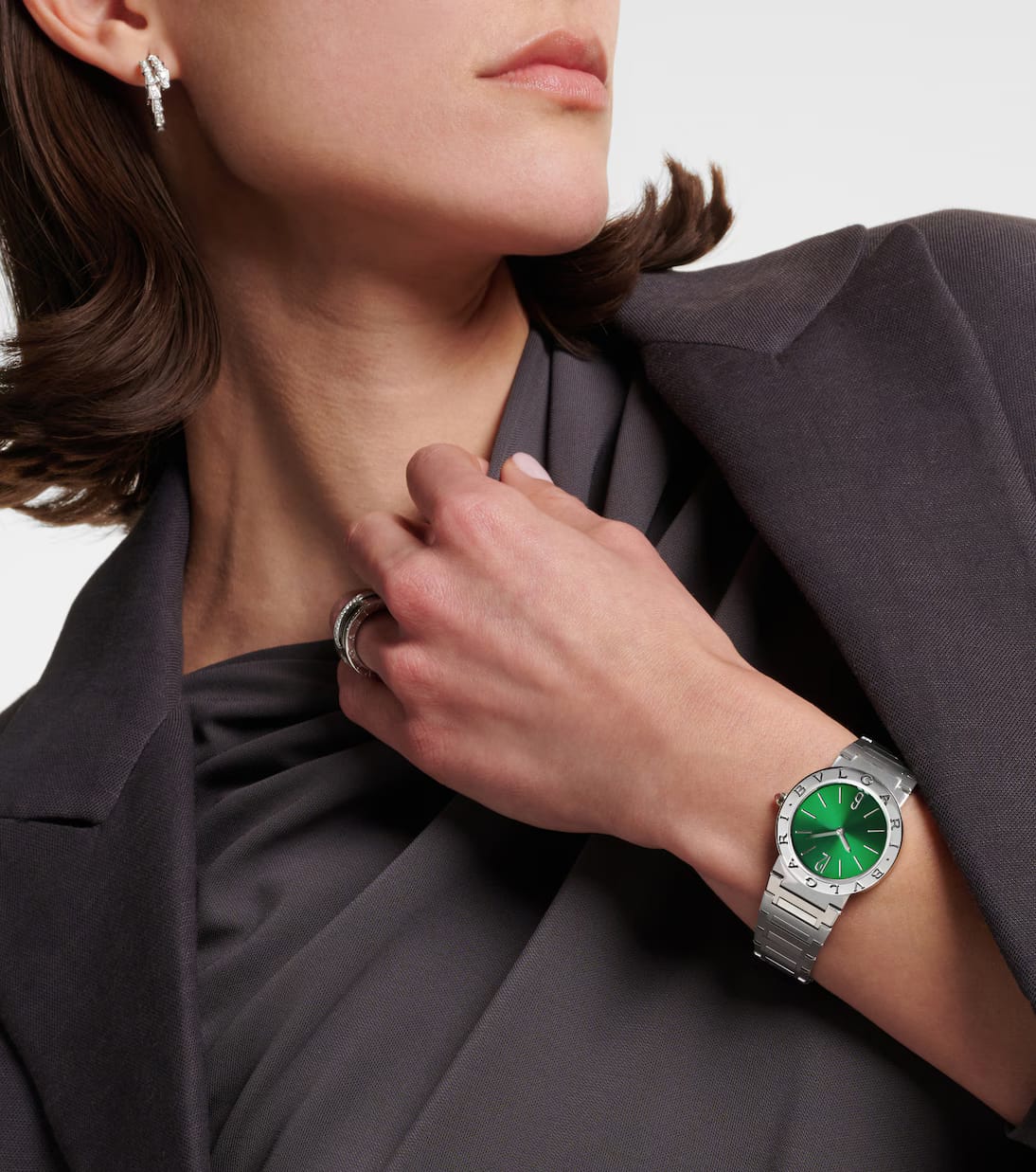 Bvlgari Green Dial Silver Edition
