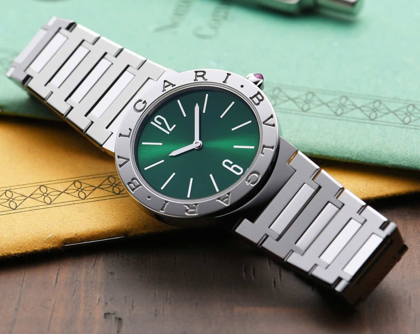 Bvlgari Green Dial Silver Edition