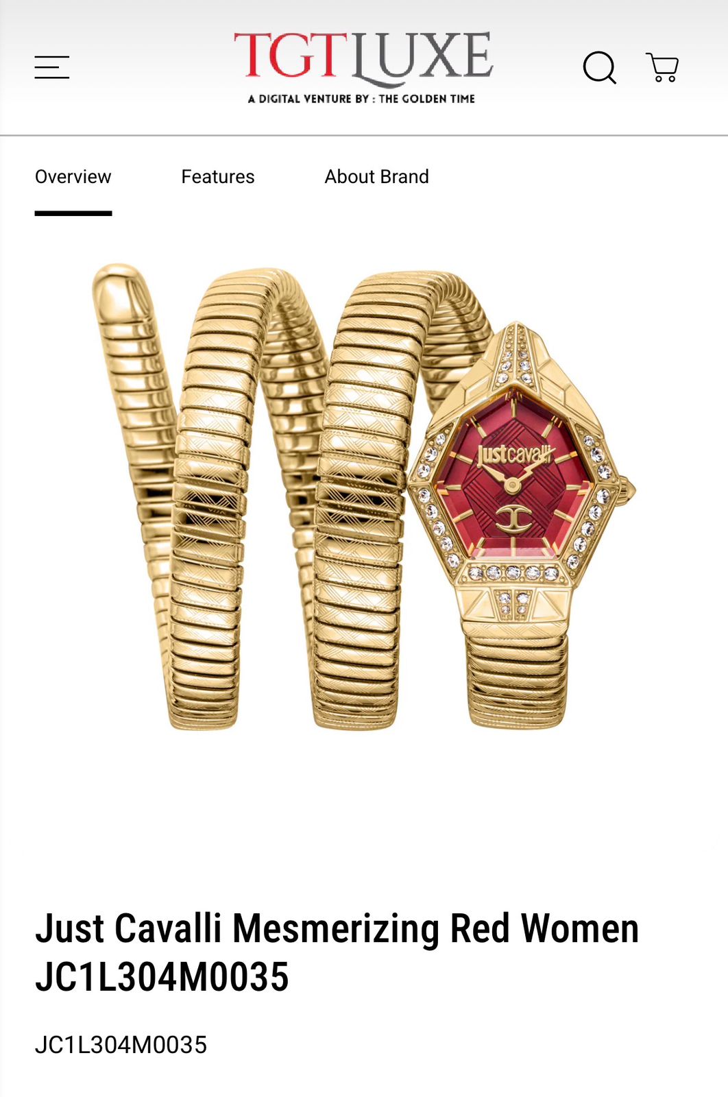 Just Cavalli Golden Edition