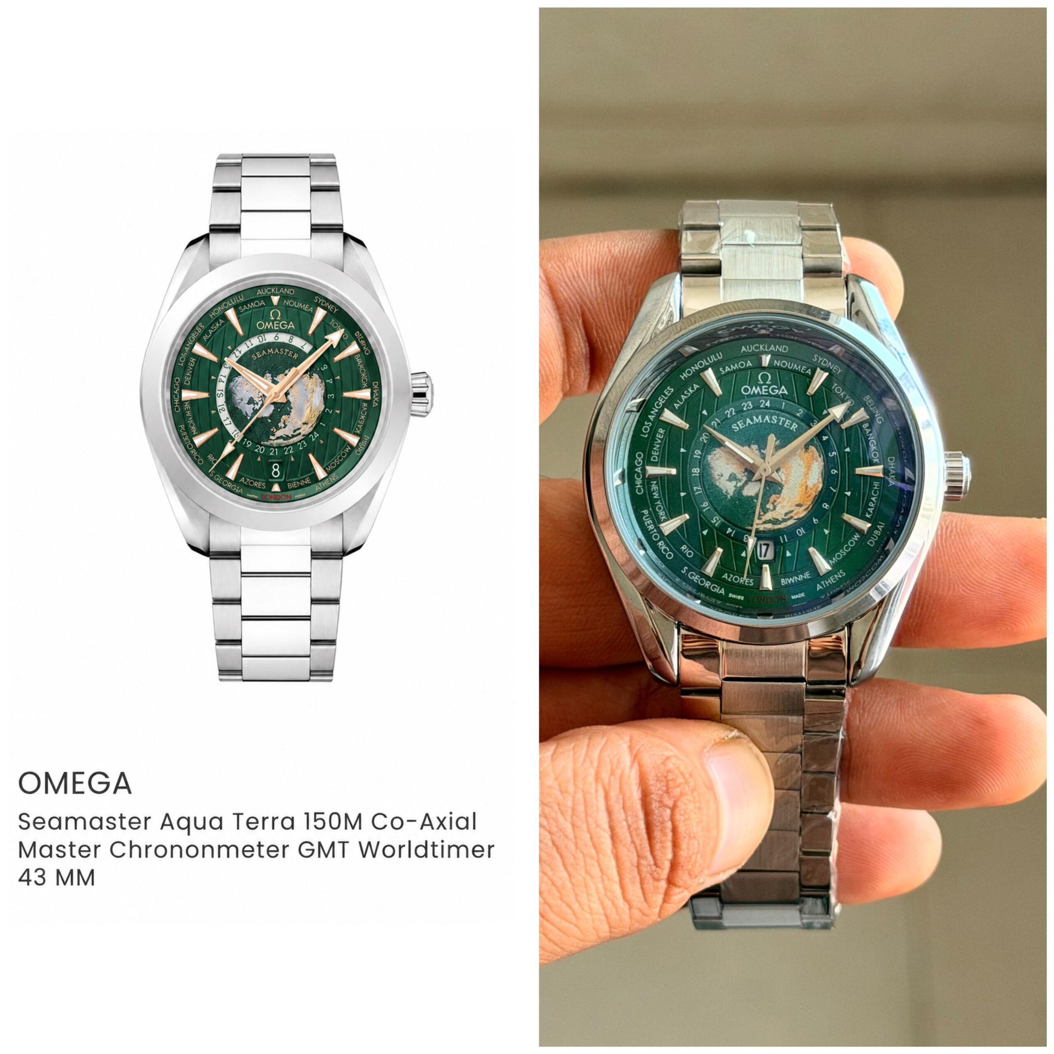 Omega Seamaster Aqua Terra Green Dial