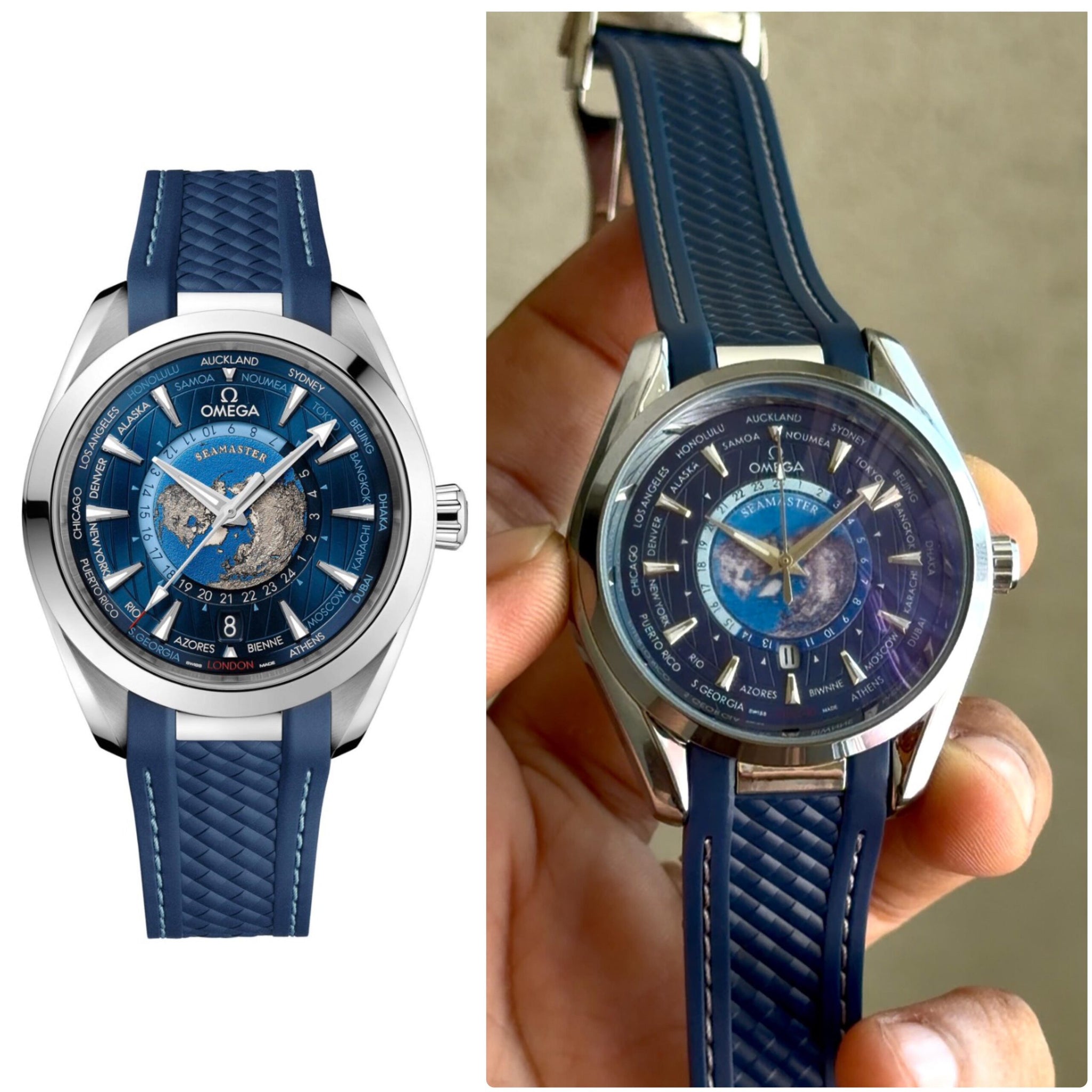 Omega Seamaster Aqua Terra Blue Edition