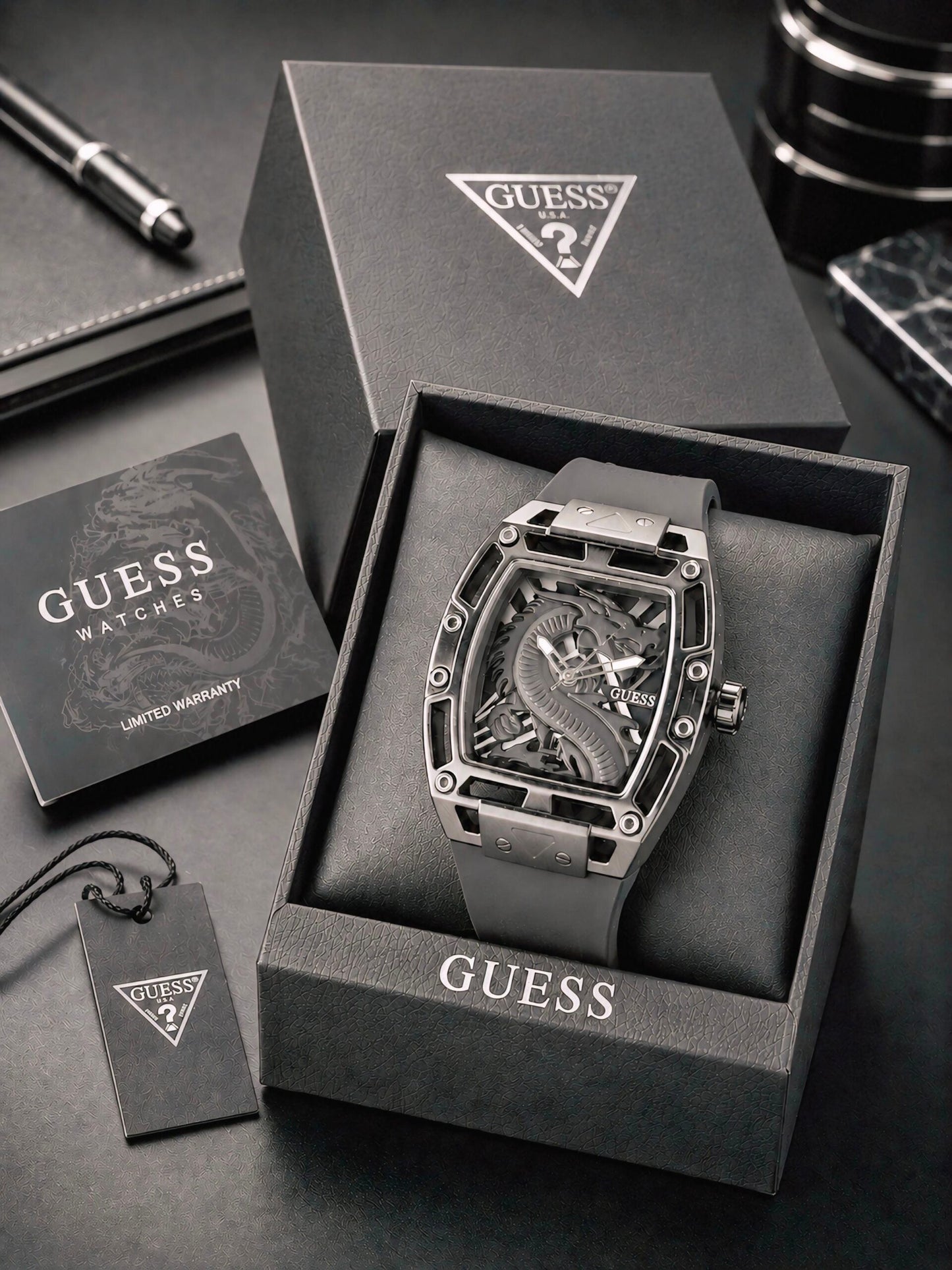 Guess Dragon Pattern Series