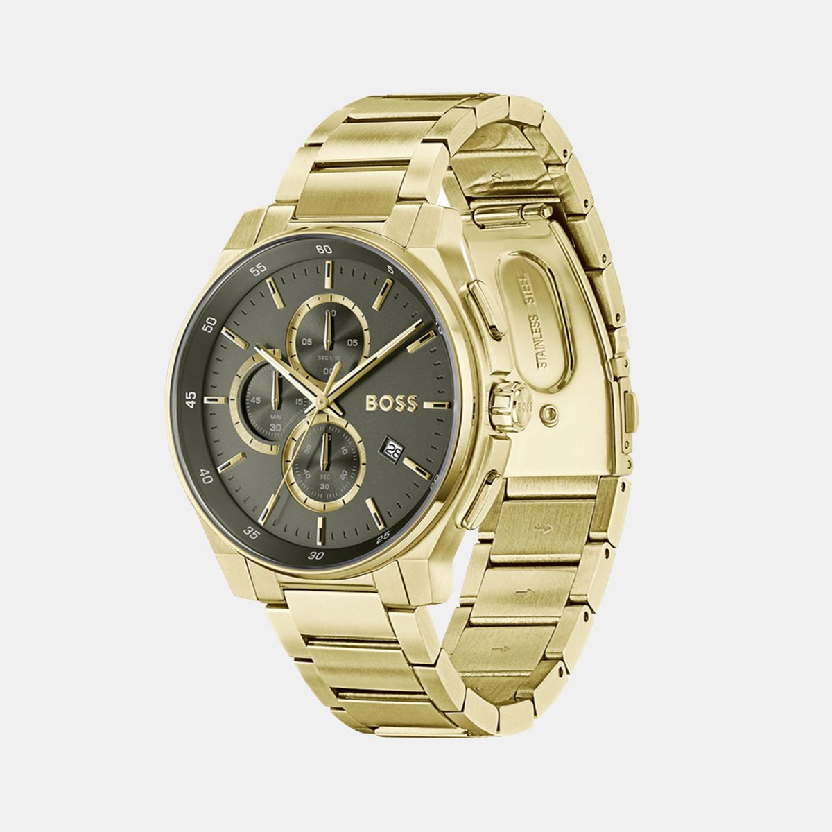 Boss Grey Dial Gold Edition