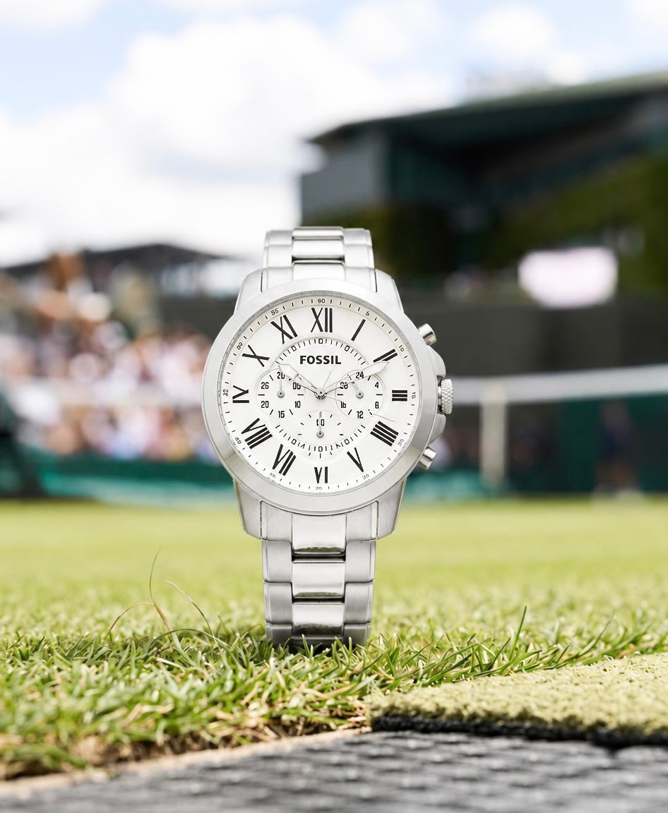 Fossil FS-4735 White Dial Silver Edition
