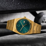 Movado Slim Edge Golden Green Edition