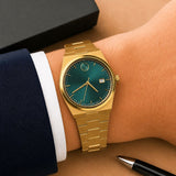 Movado Slim Edge Golden Green Edition