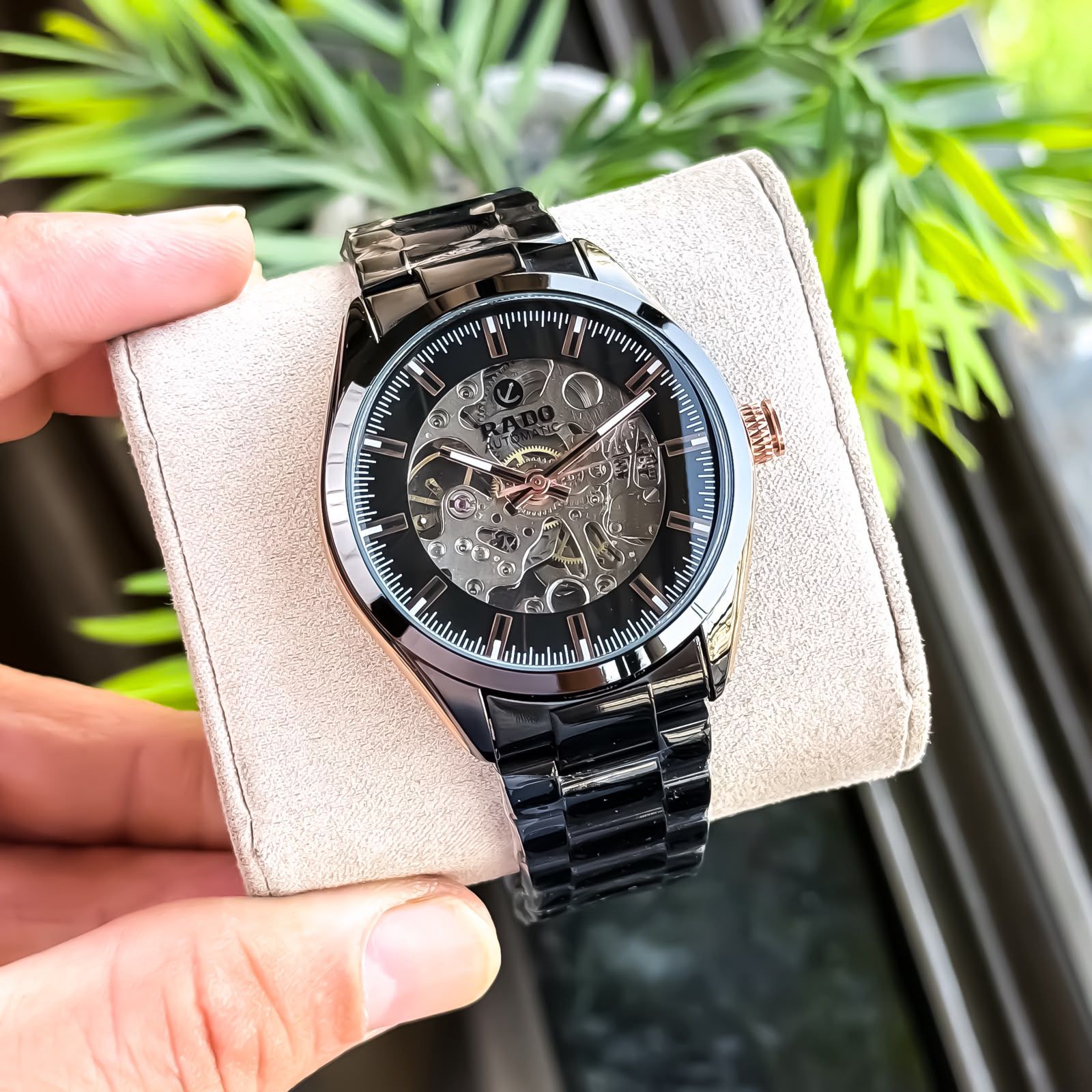 Rado Automatic Open Heart Black Dial