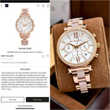 Michael Kors Sofie Rose Gold Pink Edition