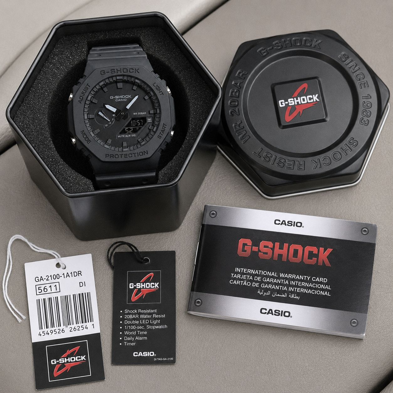 G Shock Casio GA-2100 Black Edition