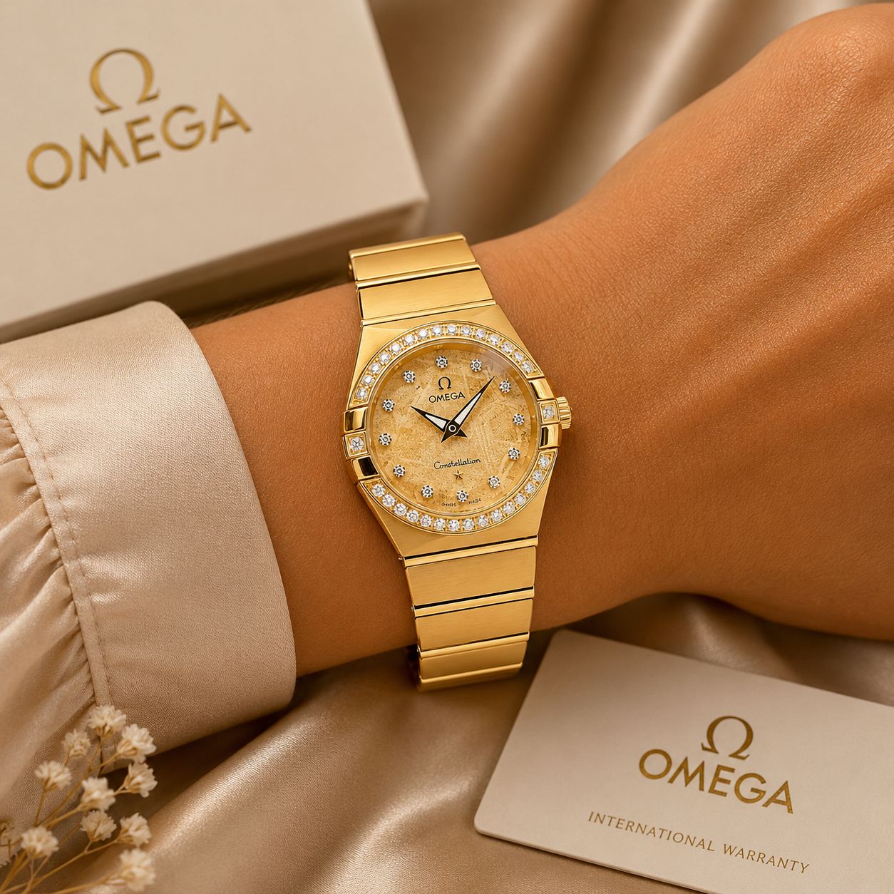 Omega Constellation Gold Diamond Edition