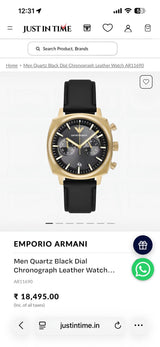 Emporio Armani Gold Grey