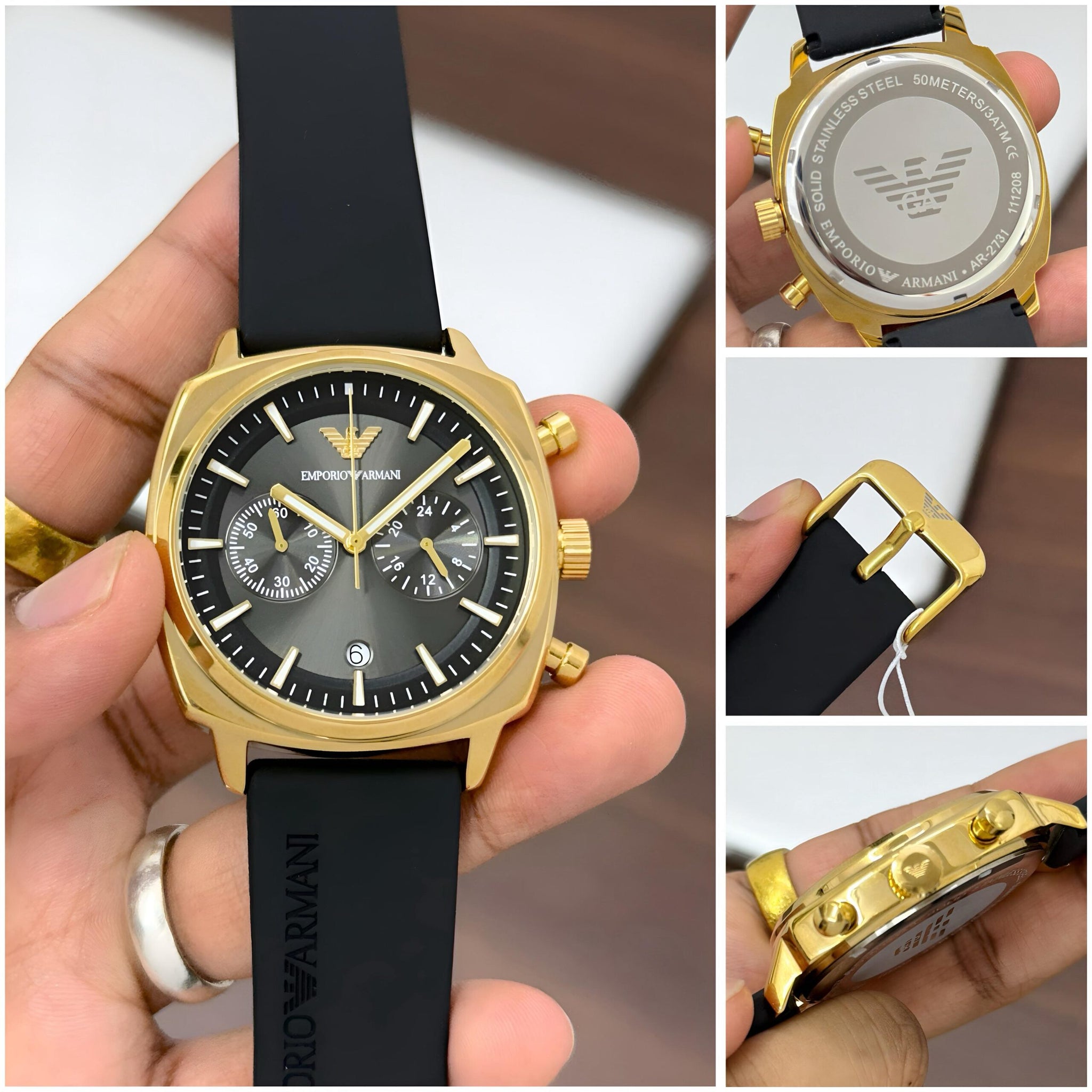 Emporio Armani Gold Grey