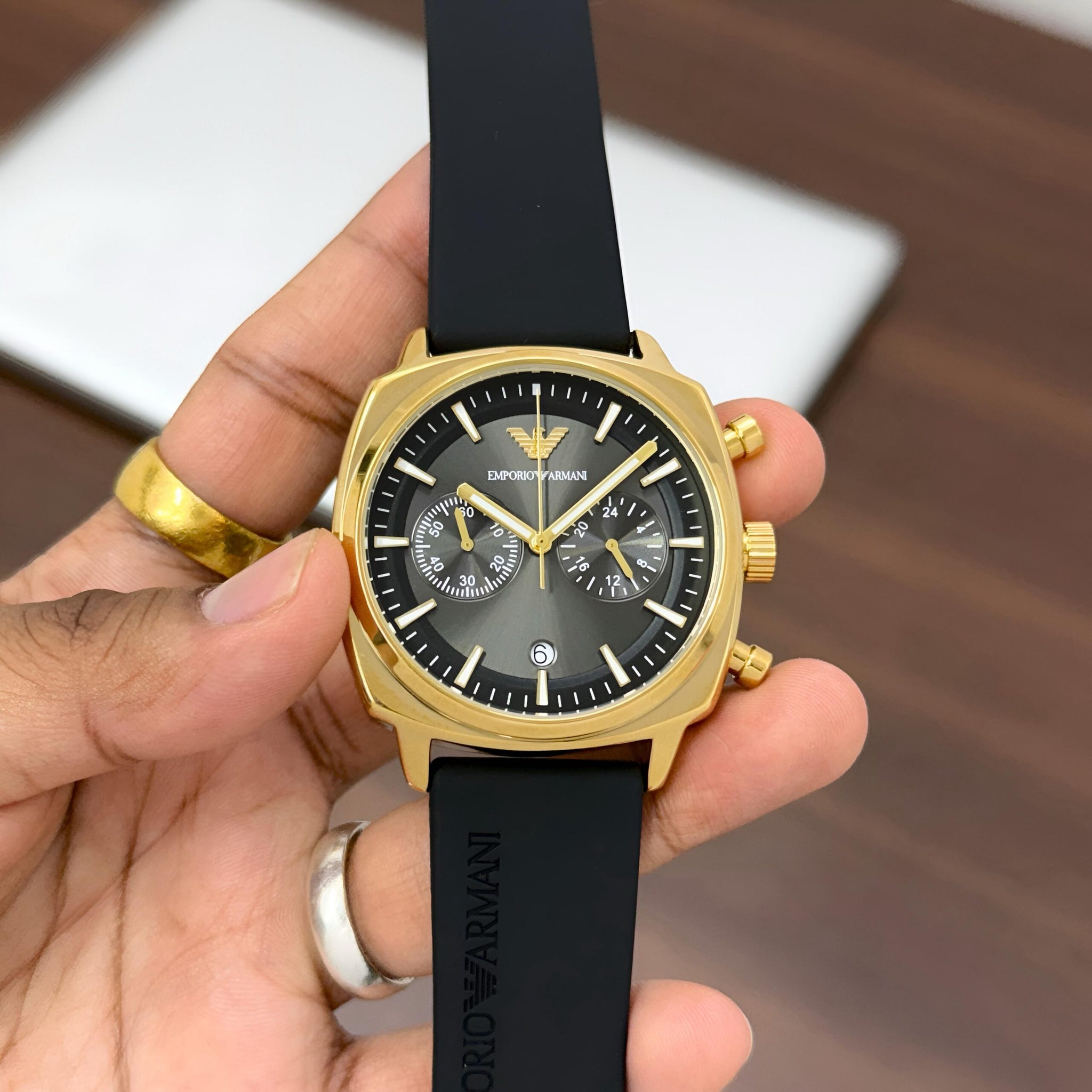 Emporio Armani Gold Grey