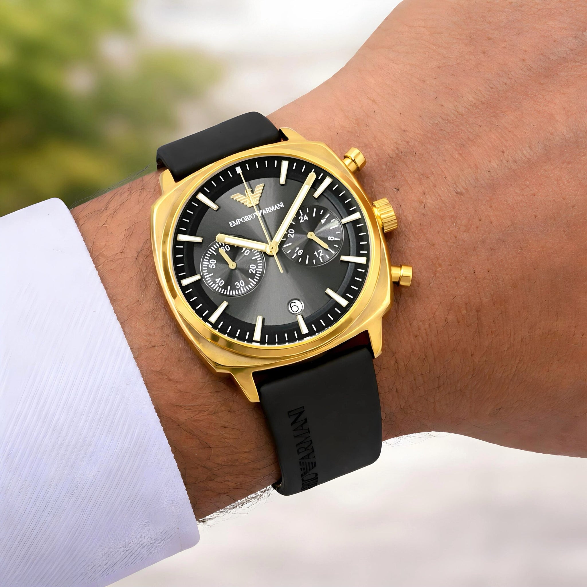 Emporio Armani Gold Grey