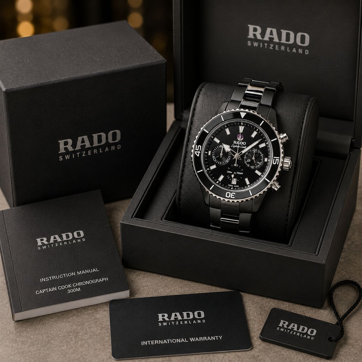 Rado Captain Cook High-Tech Ceramic Chronograph
