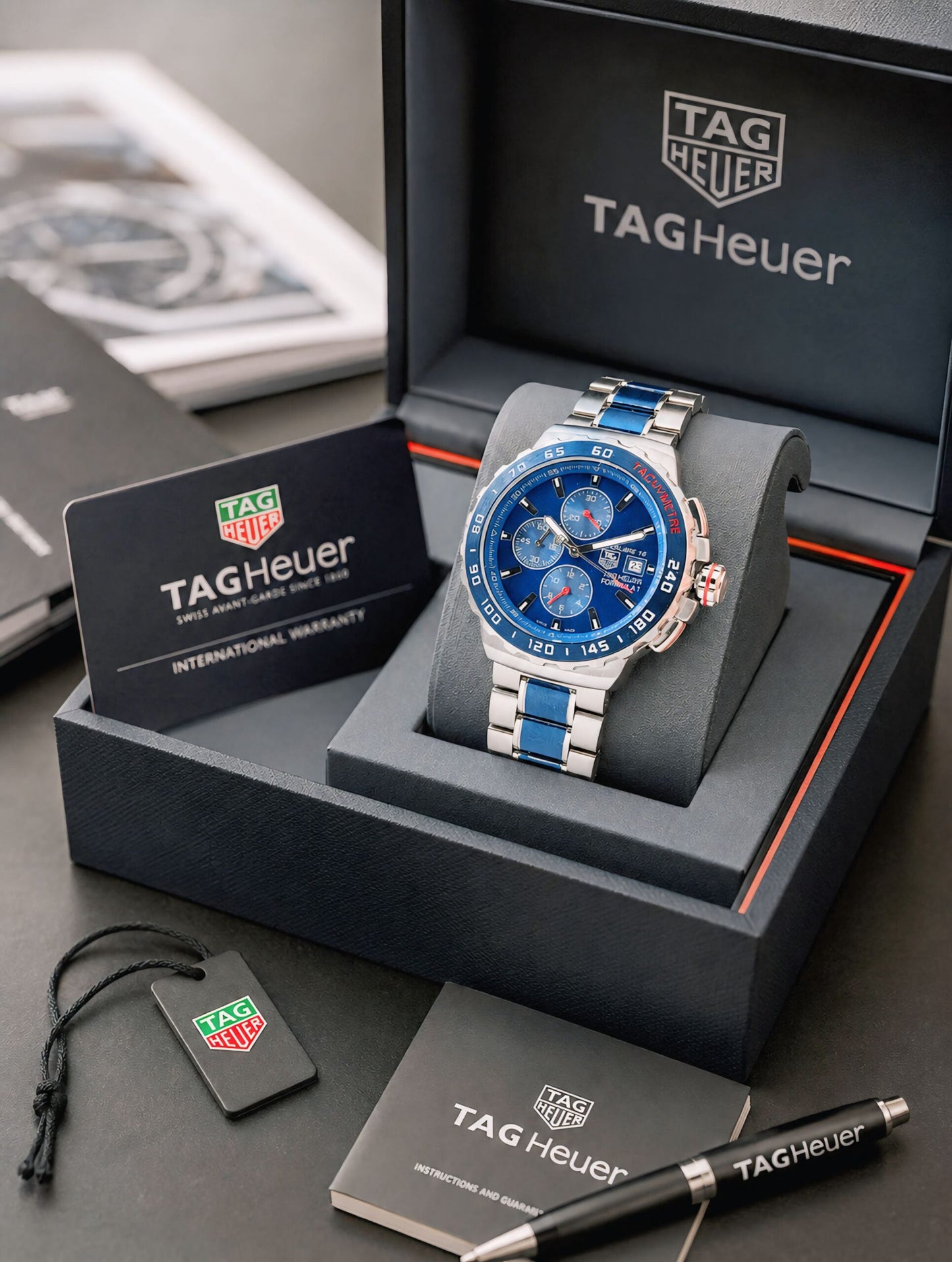 Tag Heuer Blue Silver Racing Edition