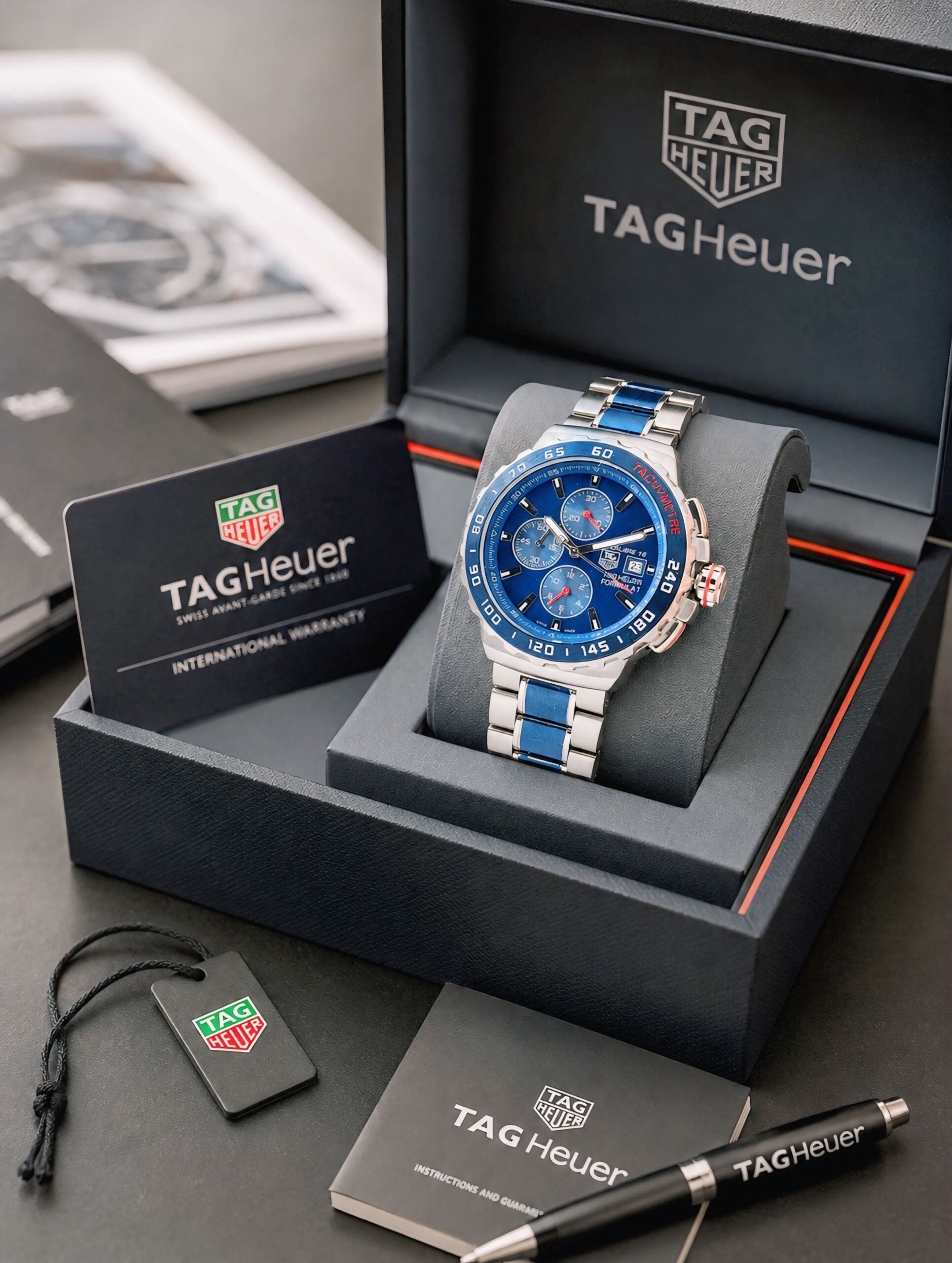 Tag Heuer Blue Silver Racing Edition