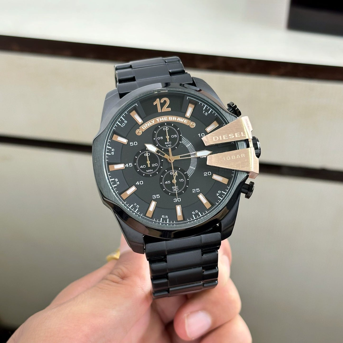 Diesel Mega Chief Rose Gold Chronograph