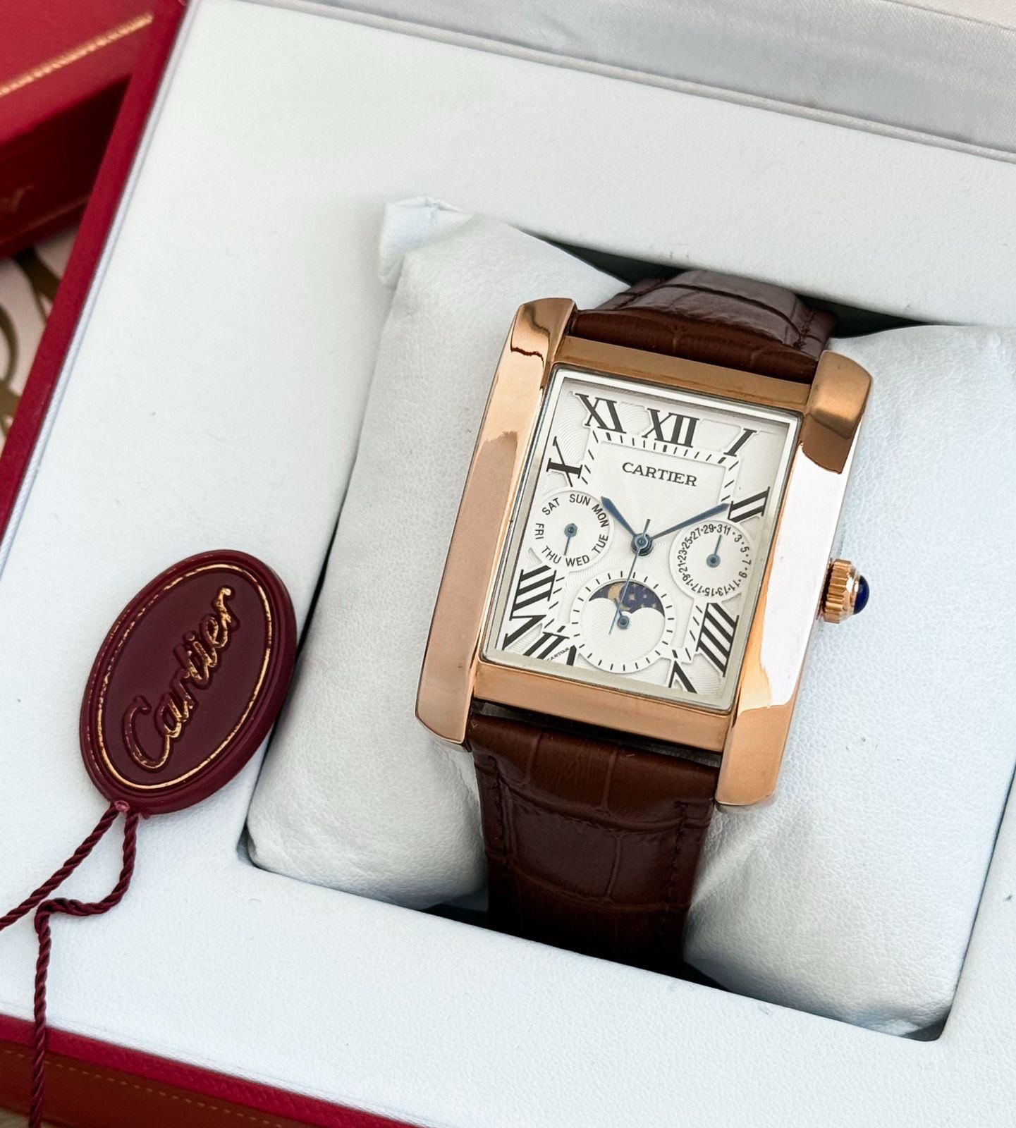 Cartier Diastar Square White Dial