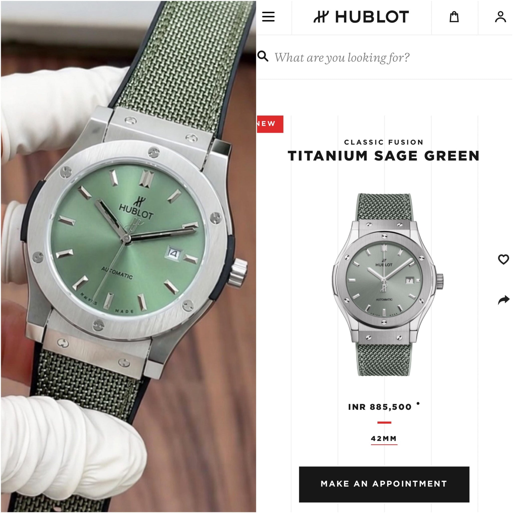 Hublot Classic Fusion Titanium