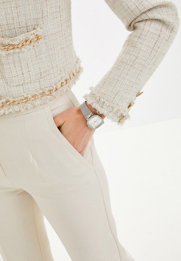 Guess Tapestry Silver Dial