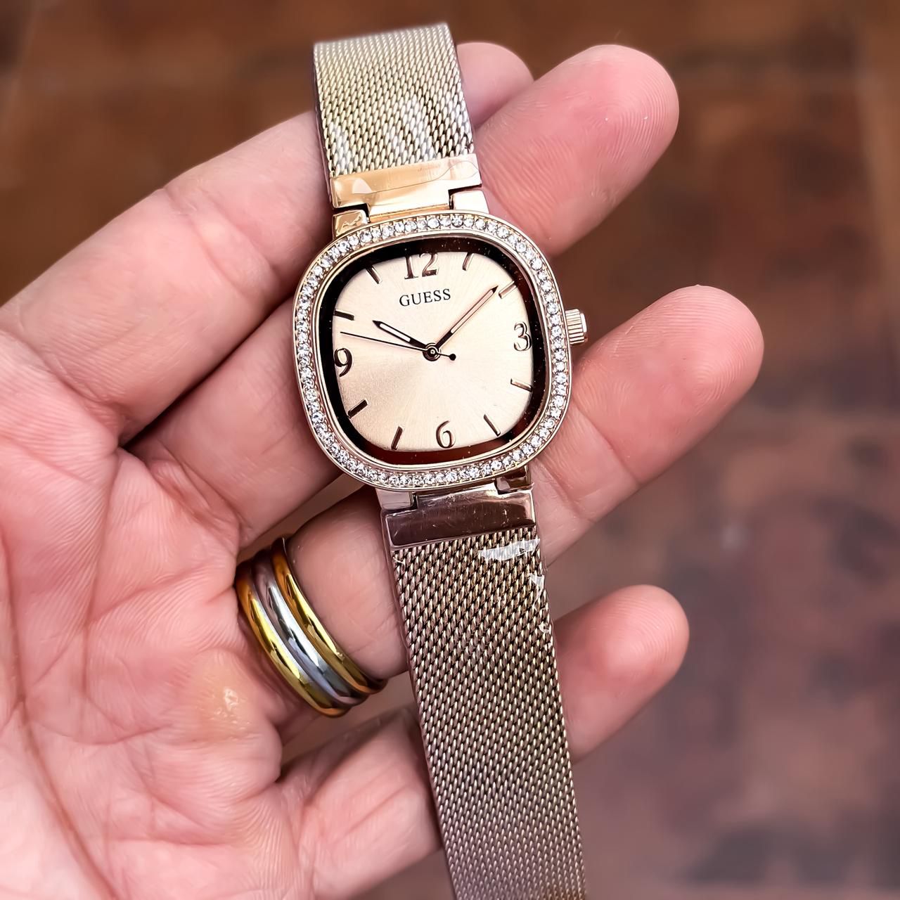 Guess Tapestry Rose Gold