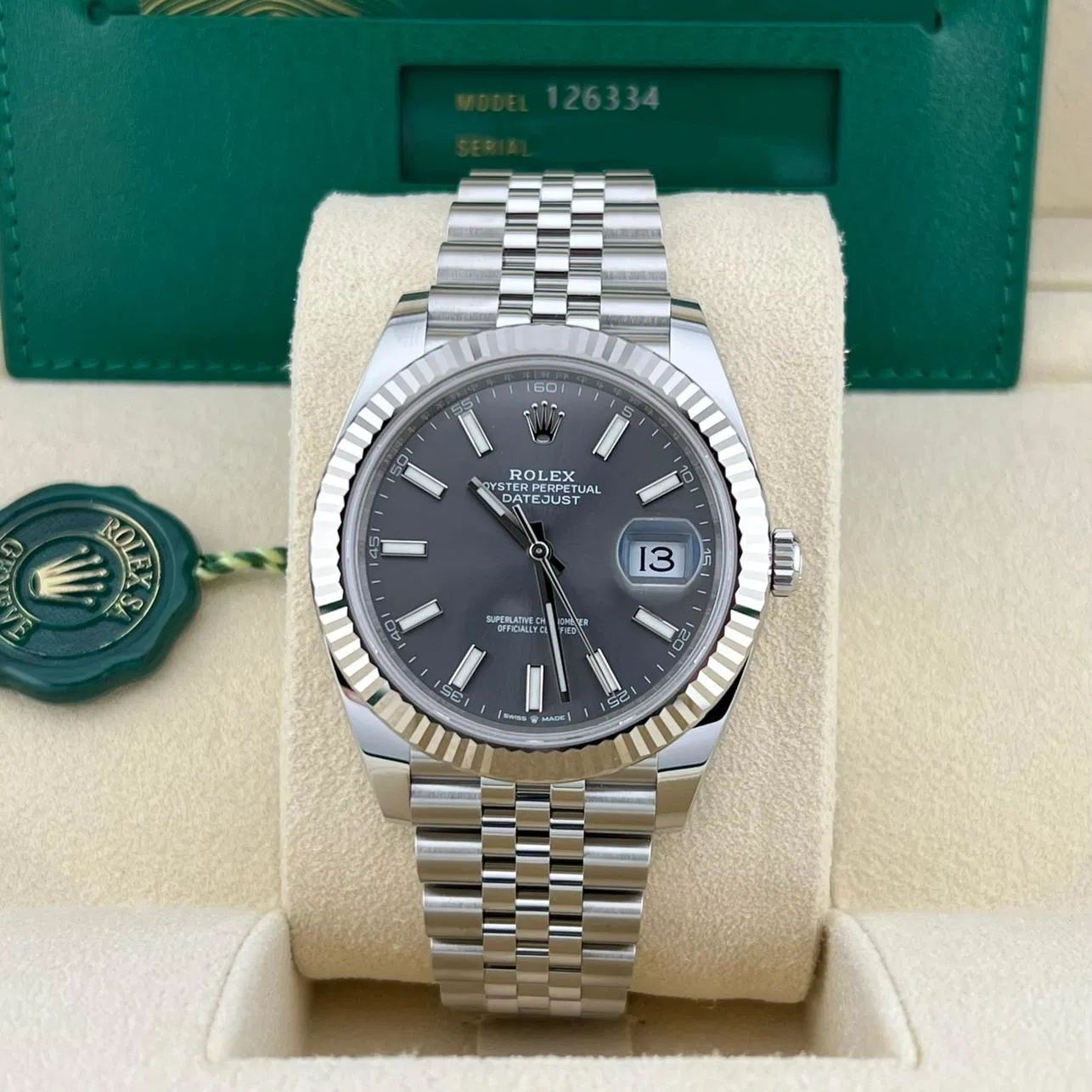 Rolex Oyster Perpetual Datejust Grey Dial