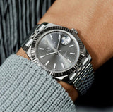 Rolex Oyster Perpetual Datejust Grey Dial