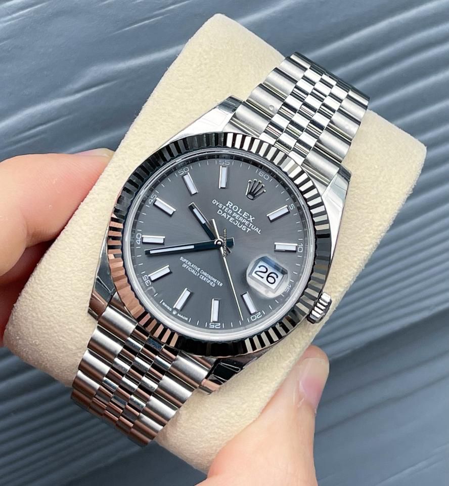 Rolex Oyster Perpetual Datejust Grey Dial