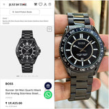 Boss Runner 3H Jet Black Dial