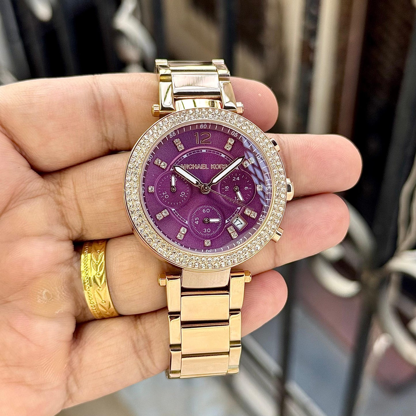 Michael Kors Purple Sunray Dial