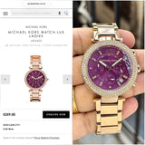 Michael Kors Purple Sunray Dial