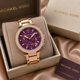 Michael Kors Purple Sunray Dial