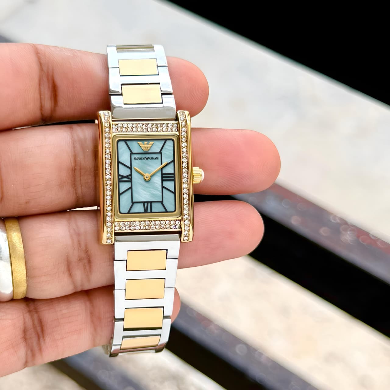 Emporio Armani Genni Rectangular Dial