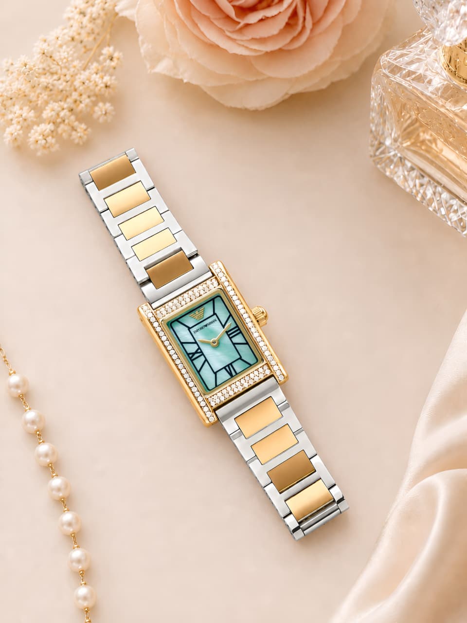 Emporio Armani Genni Rectangular Dial