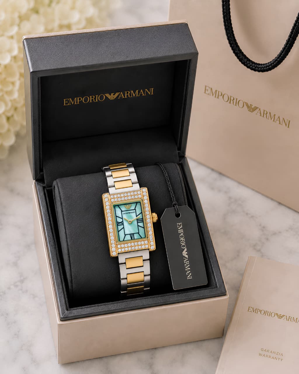 Emporio Armani Genni Rectangular Dial