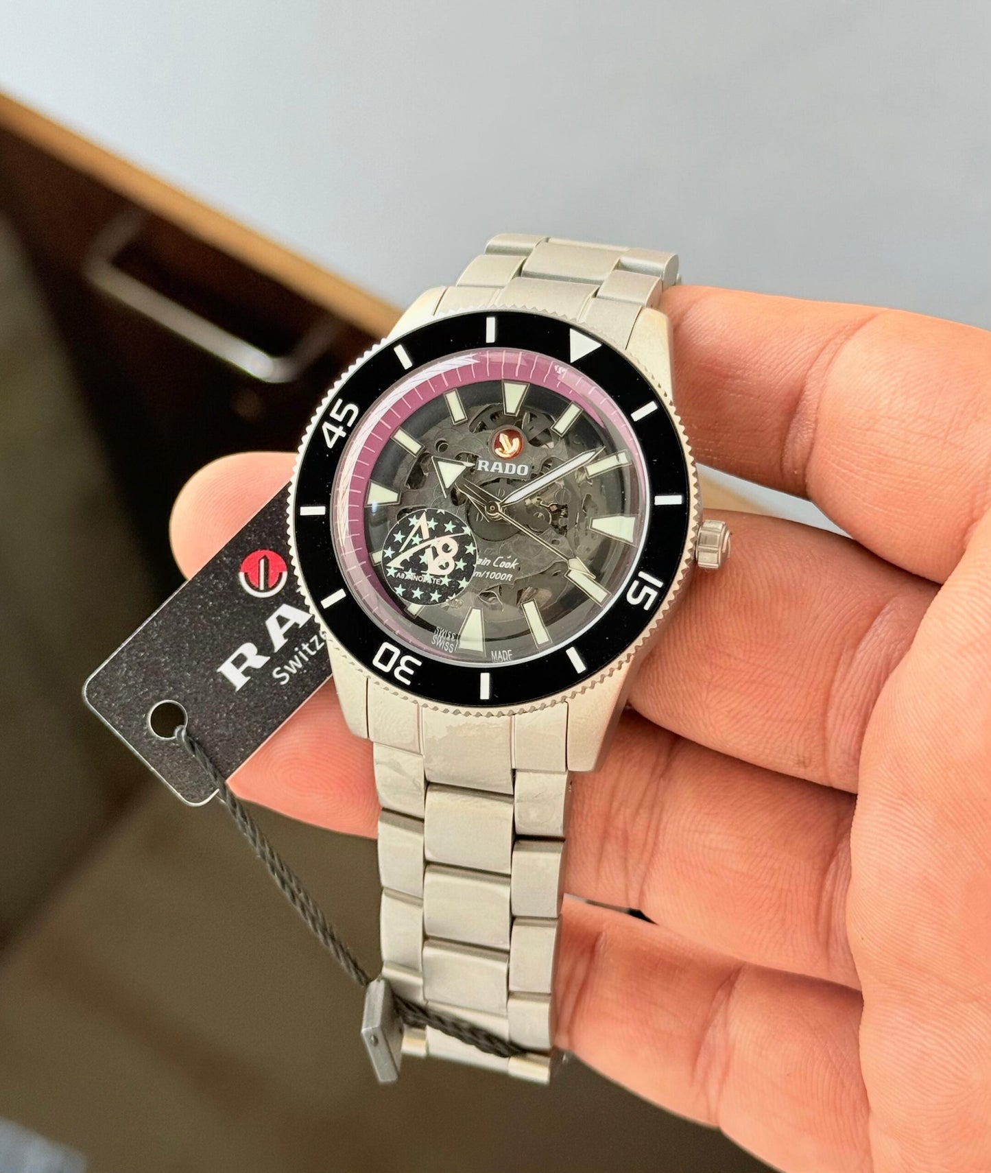 Rado Captain Cook Black Ceramic Automatic