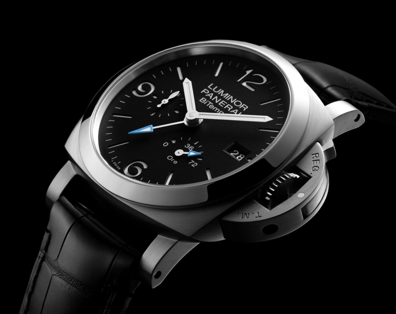 Panerai Luminor Bitempo Black Dial