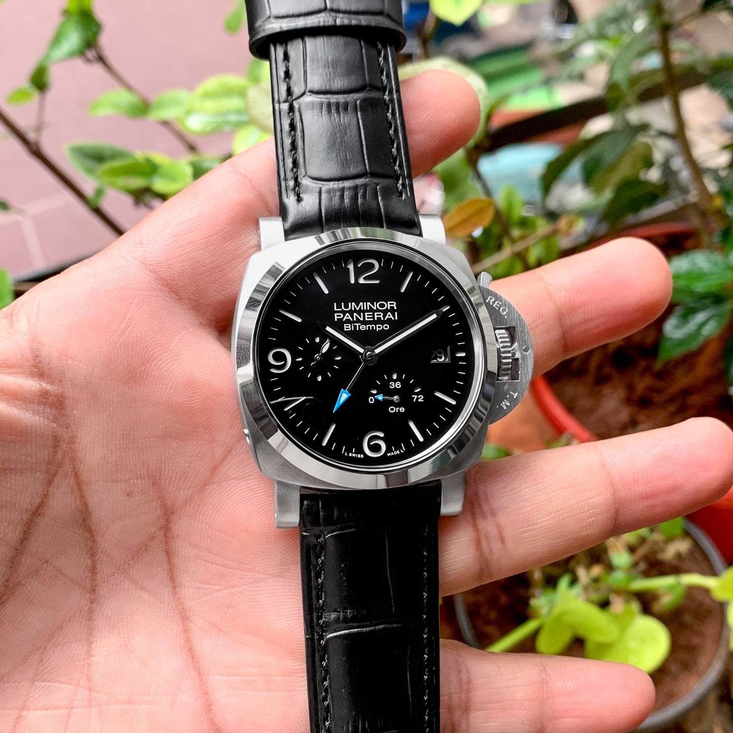 Panerai Luminor Bitempo Black Dial