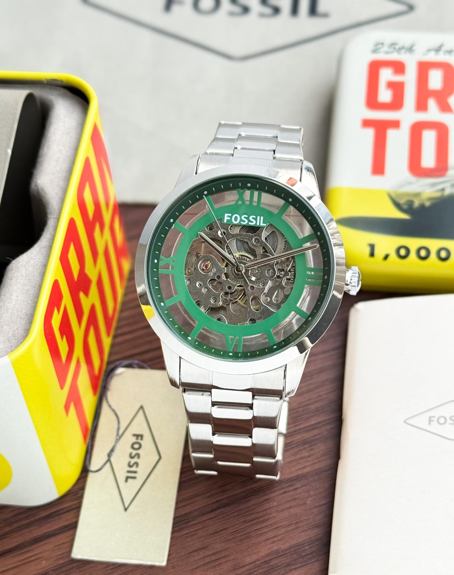 Fossil Skeleton Open Dial