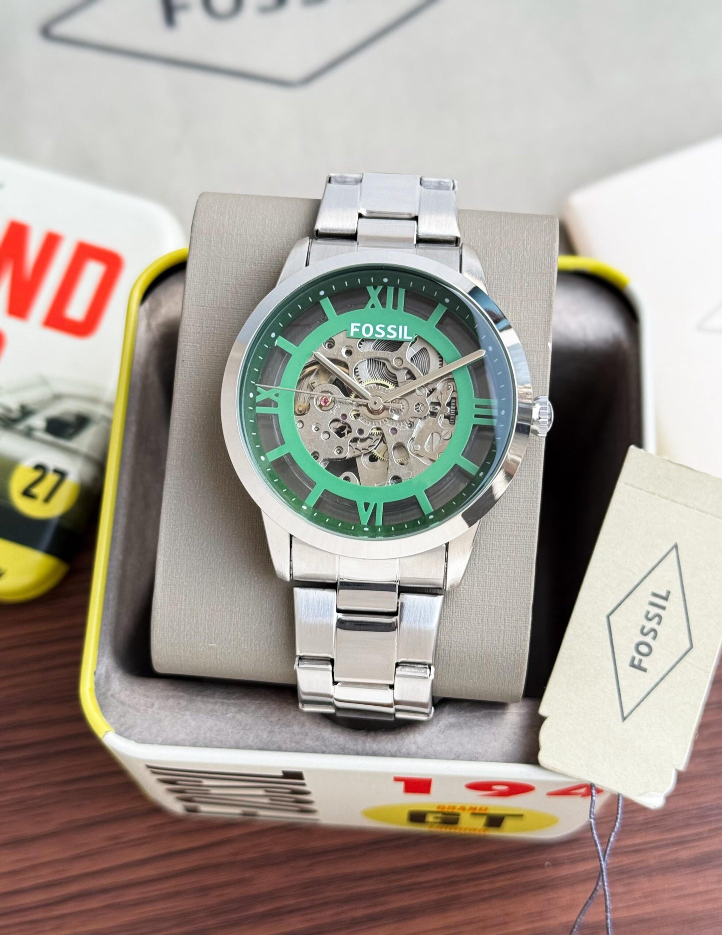 Fossil Skeleton Open Dial